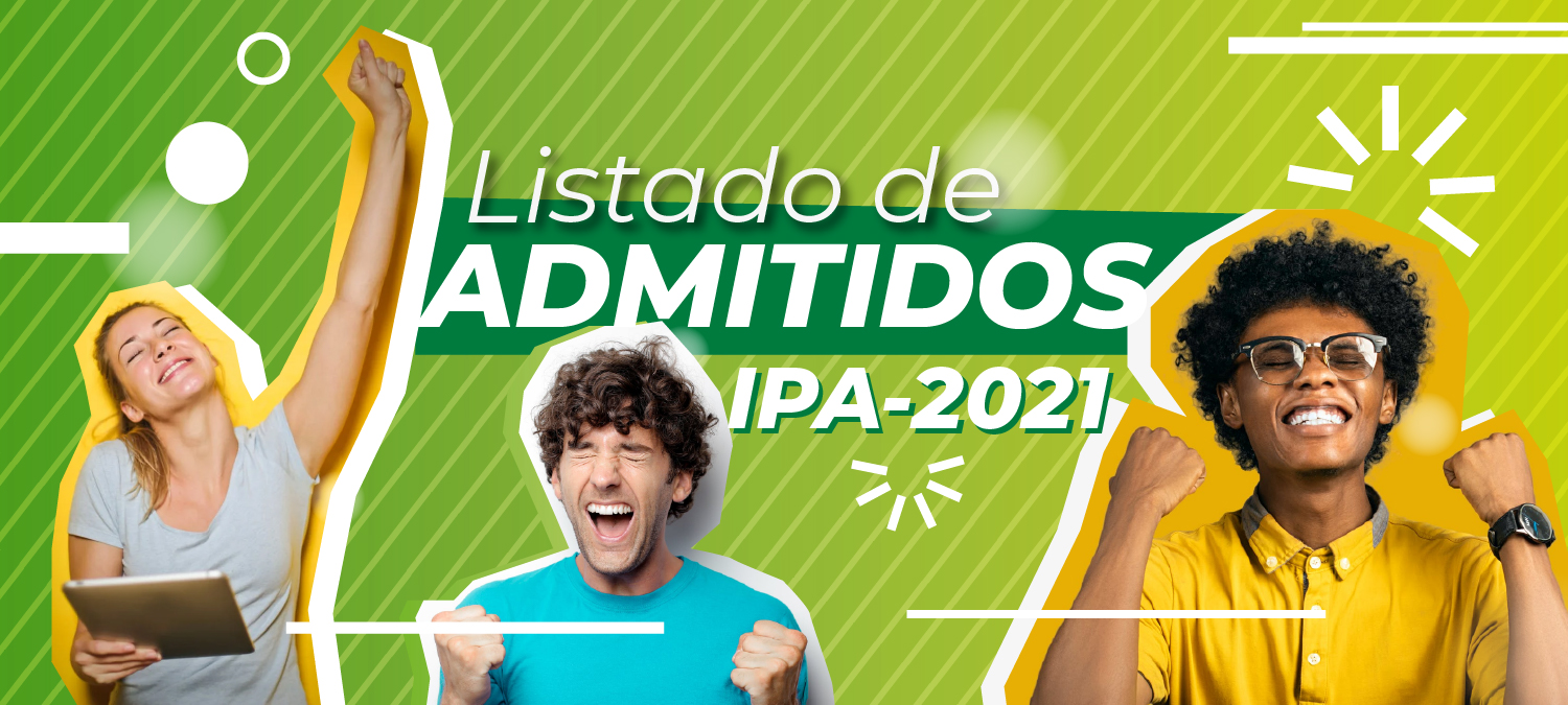 Listado de Admitidos IPA 2021